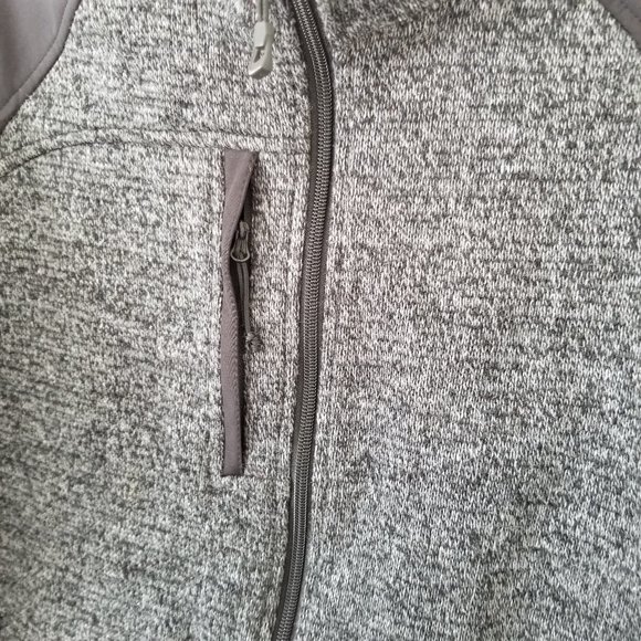 ELEVATE Sport Black Softshell Zip Front Jacket - Picture 6 of 9